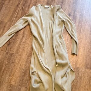 Abercrombie & Fitch Sage Green Long Cardigan